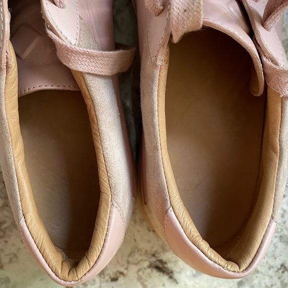 $295 Koio Capri Fiore Pink Leather Italian Lace Up Low Top Sneakers 38 Fiore - Picture 13 of 15